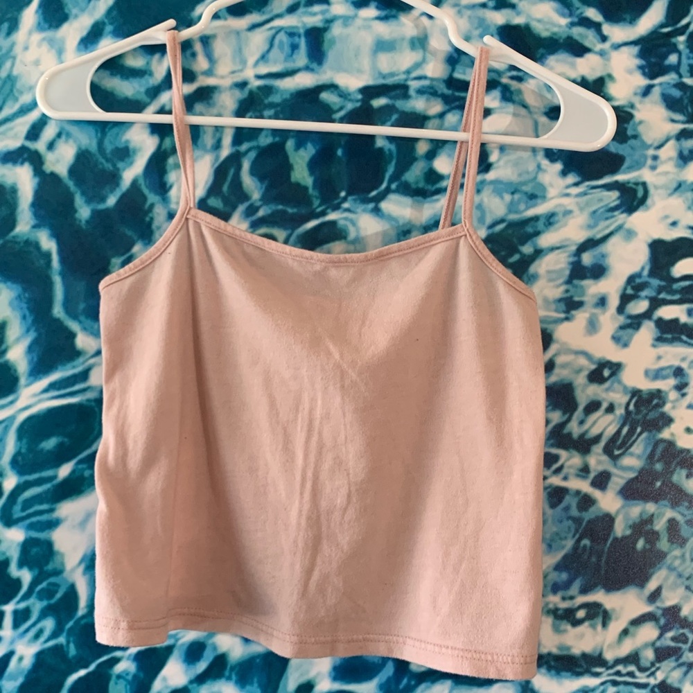 Brandy Melville pink crop top